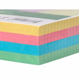 Tarjeta liderpapel para estudiar rayada cartulina de colores 170 gr m2 160x220mm paquete de 200 unidades - TC05