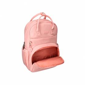 Mochila antartik diseño casual con asa multibolsillo color rosa 410x120x290 mm - TK81