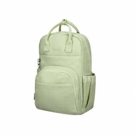 Mochila antartik diseño casual con asa multibolsillo color verde matcha 410x120x290 mm - TK82