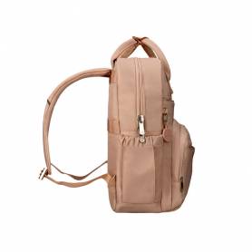 Mochila antartik diseño casual con asa multibolsillo color beige 410x120x290 mm - TK83