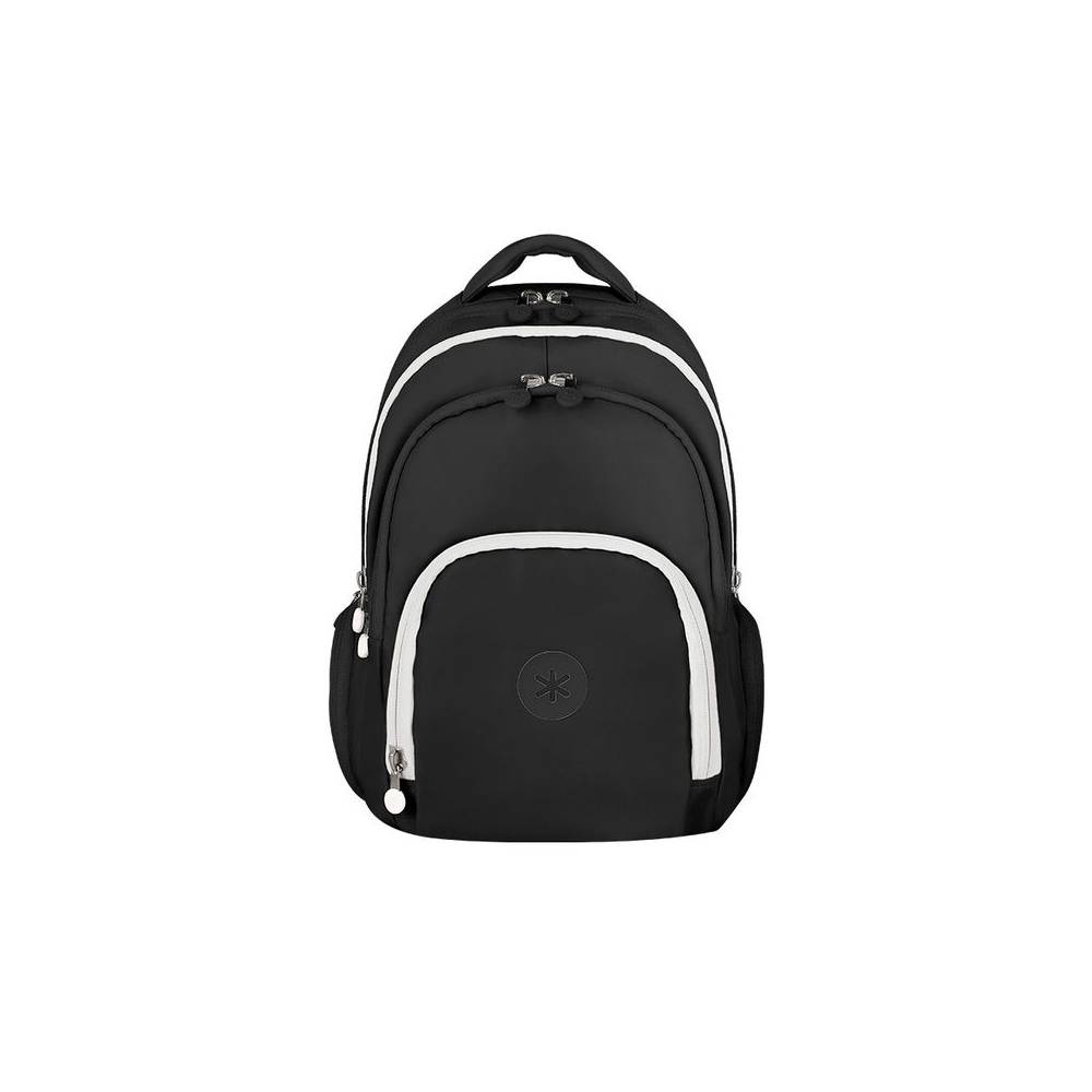 Mochila antartik multibolsillo 19l compartimento para portatil y tablet color negro450 x 160 x 300 mm - IK01