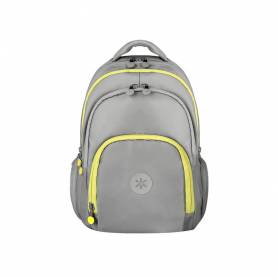 Mochila antartik multibolsillo 19l compartimento para portatil y tablet color gris 450 x 160 x 300 mm - IK03