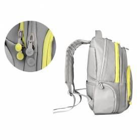 Mochila antartik multibolsillo 19l compartimento para portatil y tablet color gris 450 x 160 x 300 mm - IK03