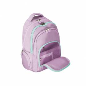 Mochila antartik multibolsillo 19l compartimento para portatil y tablet color morado 450 x 160 x 300 mm - IK09