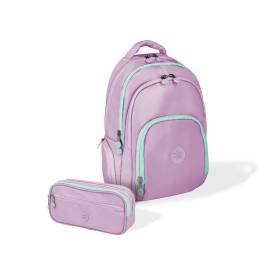 Mochila antartik multibolsillo 19l compartimento para portatil y tablet color morado 450 x 160 x 300 mm - IK09