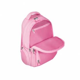 Mochila antartik multibolsillo 19l compartimento para portatil y tablet color rosa 450 x 160 x 300 mm - IK11