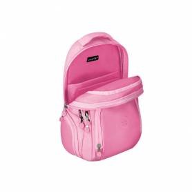 Mochila antartik multibolsillo 19l compartimento para portatil y tablet color rosa 450 x 160 x 300 mm - IK11