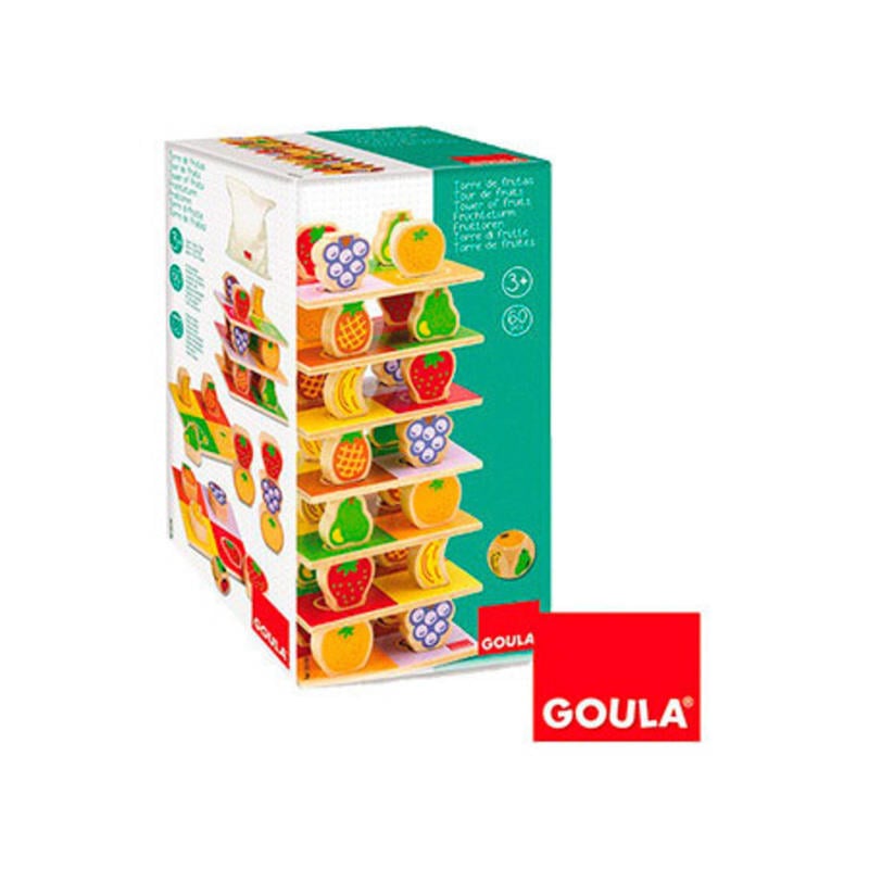 Juego goula didactico torre de frutas