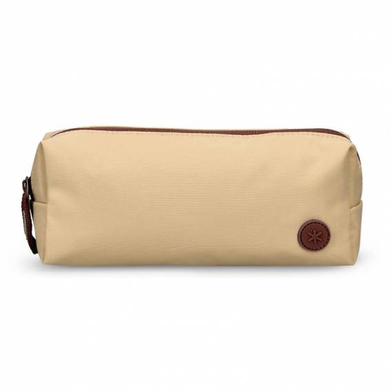 Estuche portatodo antartik 1 compartimento compañero de mochila teens beige 80 x 55 x 210 mm - IK24