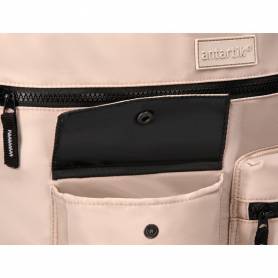 Cartera antartik bolso mochila casual color beige 400x120x390 mm - IK35