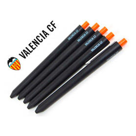 Boligrafo chalk negro y naranja valencia cf