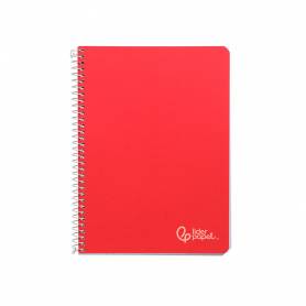 Cuaderno espiral liderpapel din a5 witty tapa dura 80h 90gr rayado nº46 con margen colores surtidos - BC55