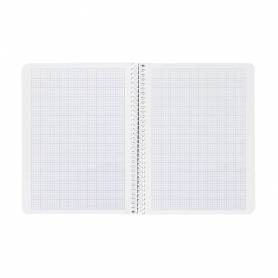 Cuaderno espiral liderpapel din a5 witty tapa dura 80h 90gr rayado nº46 con margen colores surtidos - BC55