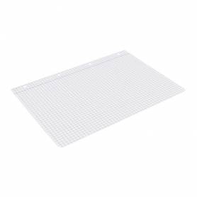 Recambio liderpapel din a4 100 hojas 75 gr cuadro 6 mm 4 taladros con margen - RF04