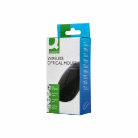 Raton q-connect optico inalambrico silencioso dpi 800 1200 1600 pilas aaa negro - KF15114