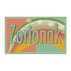 Etiqueta arguval zorionak modelo 71 rollo de 250 unidades euskera