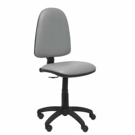 Silla Aýna similpiel gris
