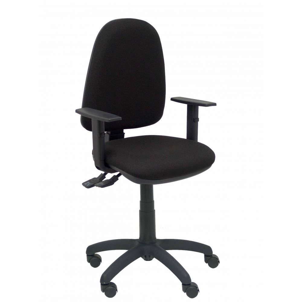 Silla Aýna S bali negro con brazos regulables