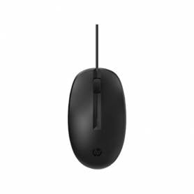 Raton hp 125 optico con cable 3 botones 1200 dpi color negro - 265A9UT