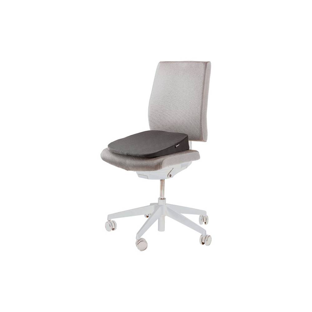 Cojin de asiento fellowes breyta en cuña color negro 90x430x430 mm - 100119849
