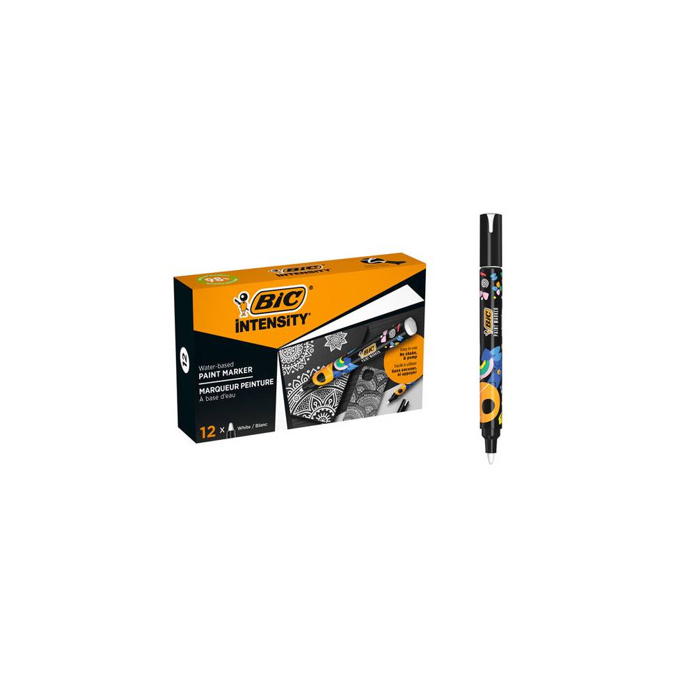 Rotulador bic intensity paint marker color blanco - 527425
