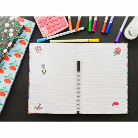 Pegatinas imaginovo flores vintage de papel 190x100 mm en blister - VP29