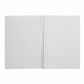 Cuaderno espiral liderpapel di n a4 pautaguia tapa blanda 80h 75 gr cuadro pautado 3mm color naranja - BF109