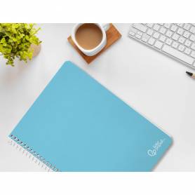 Cuaderno espiral liderpapel din a4 witty tapa dura 80h 90gr milimetrado 2mm colores surtidos - BF44