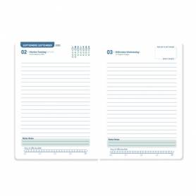 Agenda escolar liderpapel 25-26 espiral classic rojo dia pagina a5 bilingüe papel fsc 70 gr - LP567