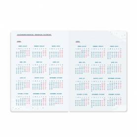 Agenda escolar liderpapel 25-26 espiral cars turquesa dia pagina a5 bilingüe papel fsc 80 gr - LP596