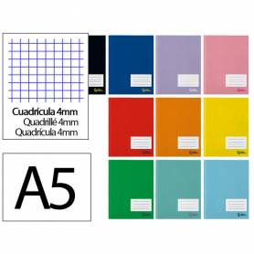 Libreta liderpapel smart a5 plus 16 hojas 75g m2 cuadro 4mm con margen - LB10