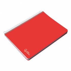 Cuaderno espiral liderpapel a5 micro witty tapa dura 120h 90gr cuadro 5mm 5 bandas 6 taladros colores surtidos - BJ06