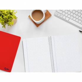 Cuaderno espiral liderpapel din a5 smart tapa blanda 80h 75gr cuadro 5mm con margen colores surtidos - BC05