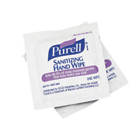 Toallita desinfectante purell para manos en paquetes individuales caja de 1000 paquetes