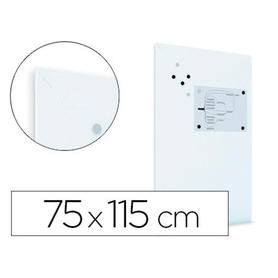 Pizarra blanca rocada lacada magnetica modular sin marco 75x115 cm rf20701