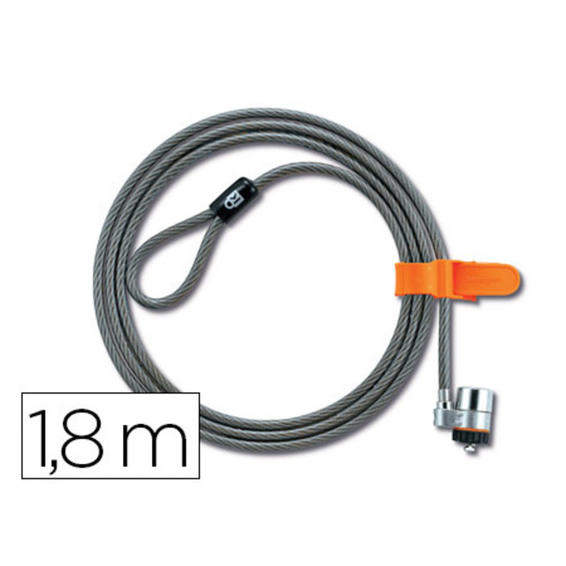 Cable de seguridad para portatil kensington microsaver longitud 1.8 mt