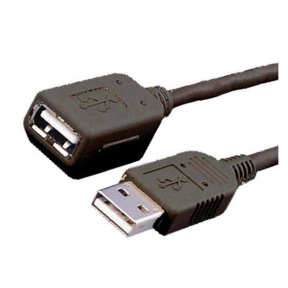 Cable usb 2.0 mediarange tipo alargador a-a usb longitud 3mtcolor negro