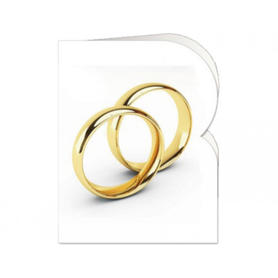 Etiqueta arguval regalo troquelada bodas alianzas oro presentacion hoja a4 con 18 unidades para imprimir 35x30