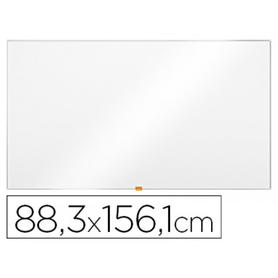 Pizarra blanca nobo magnetica acero vitrificado widescreen 70" con bandejas para rotuladores 883x15x1561 mm