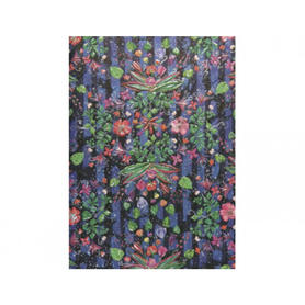 Cuaderno arguval turnowsky rayado horizontal flores morado 21x14,8 cm