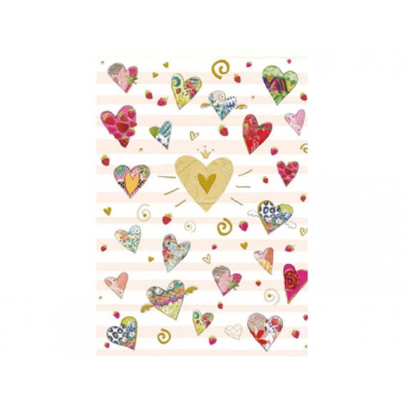 Cuaderno arguval turnowsky rayado horizontal corazones 21x14,8 cm