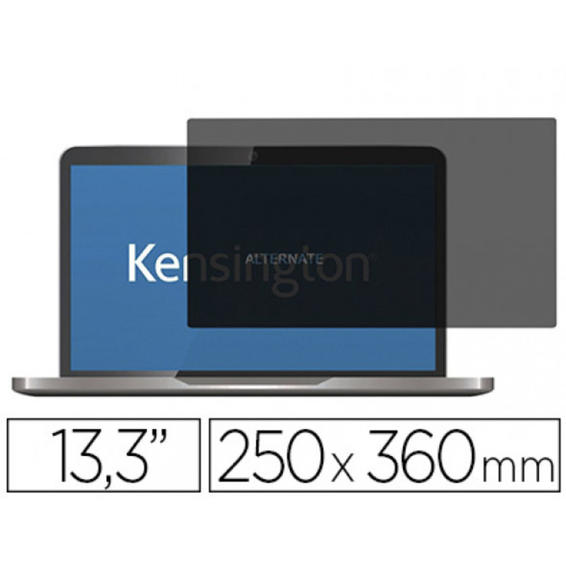 Filtro para pantalla kensington privacidad 13,3" extraible 2 vias panoramico 16:9 250x360 mm