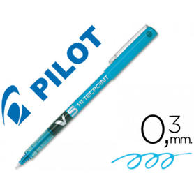 Rotulador pilot punta aguja v-5 azul claro 0.5 mm