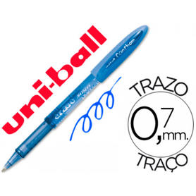 Boligrafo uni-ball uf-202 fanthom borrable 0,7 mm tinta gel azul
