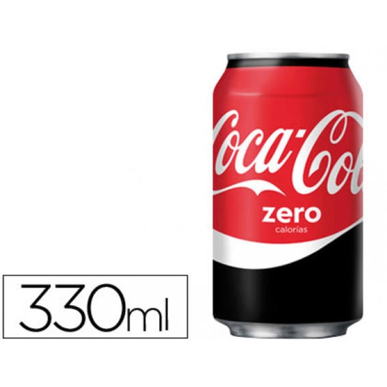 Refresco coca-cola zero lata 330ml