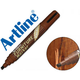 Rotulador artline marcador permanente ek-95 furniture walnut nogal punta biselada 2,0-5,0 mm en blister brico