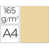 Papel color liderpapel a4 165g / m2 crema paquete de 9 - PC76