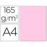 Papel color liderpapel a4 165g / m2 rosa pastel paquete de 9 - PC79