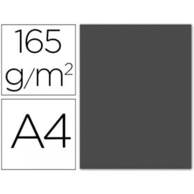Papel color liderpapel a4 165g / m2 gris paquete de 9