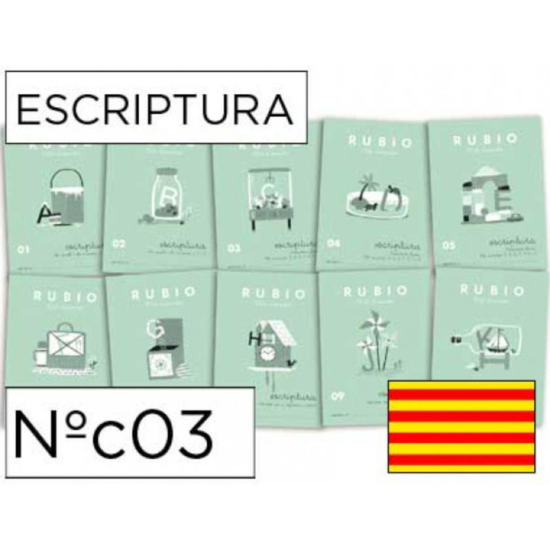 Cuaderno rubio escriptura nºc03 catalan